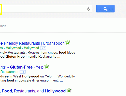 Placement Examples- Top Of Google